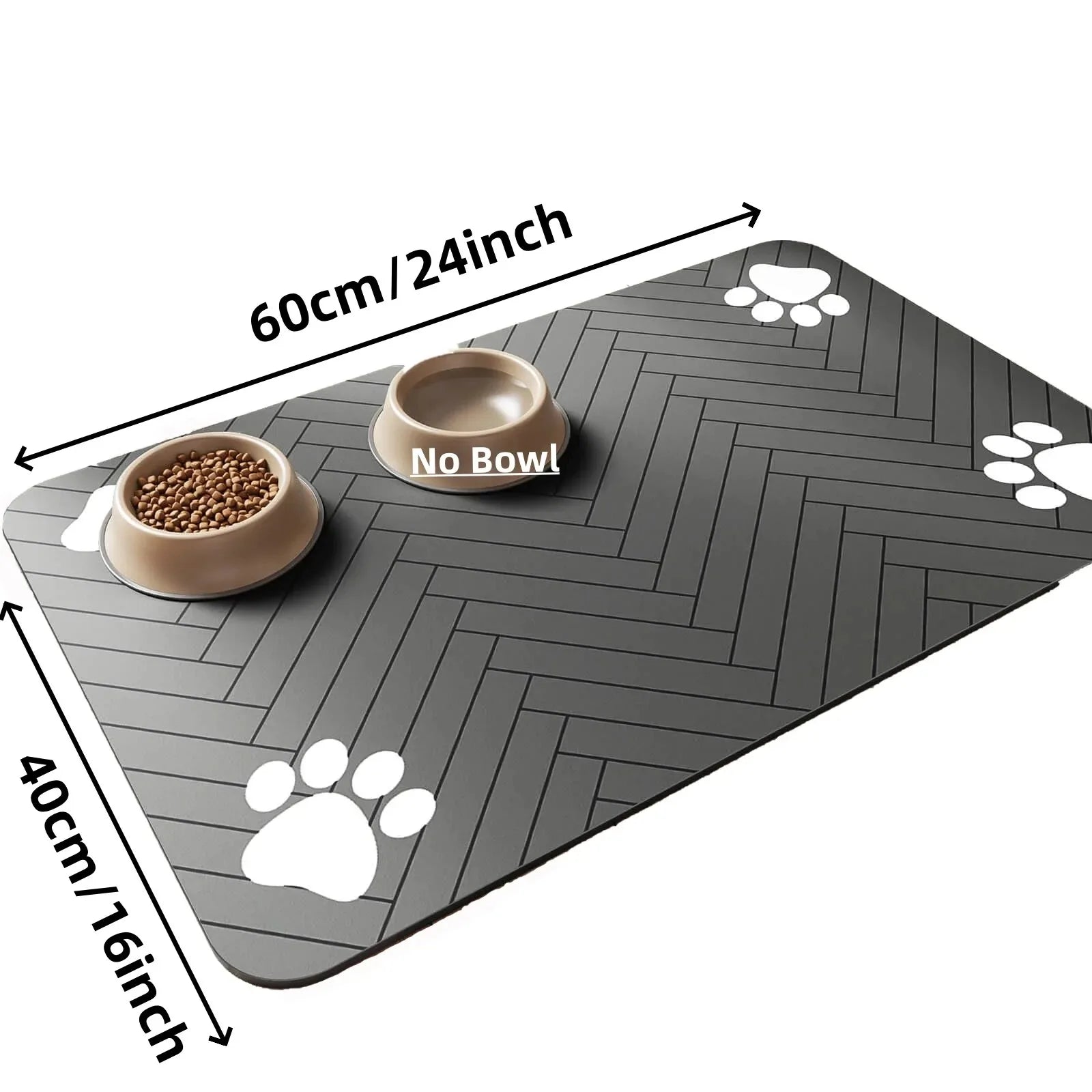 Clean Paws Feeding Mat — Quick-Dry Diatom Mat for Pets