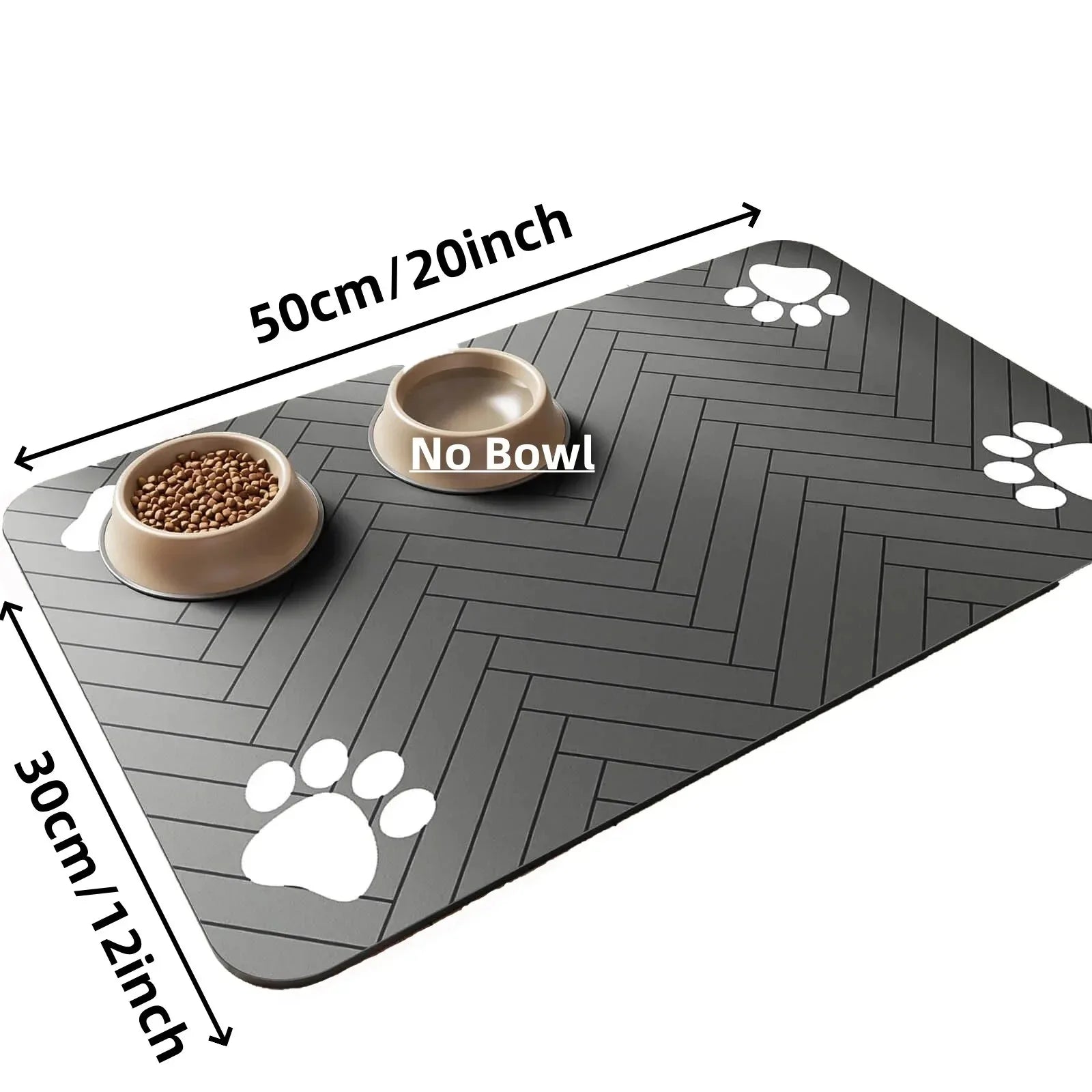 Clean Paws Feeding Mat — Quick-Dry Diatom Mat for Pets